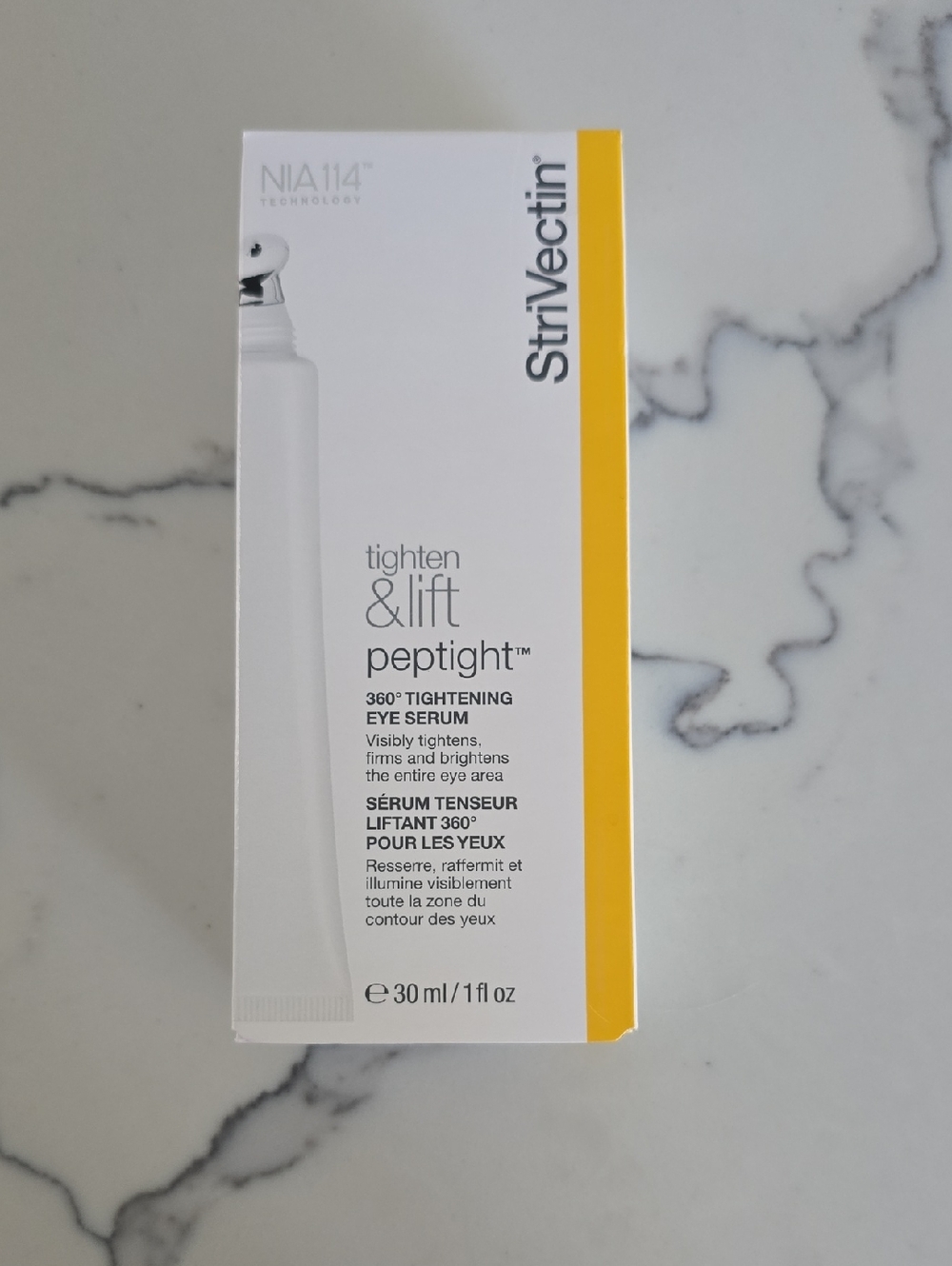 StriVectin Tighten & Lift Peptight Eye Serum - White & Yellow